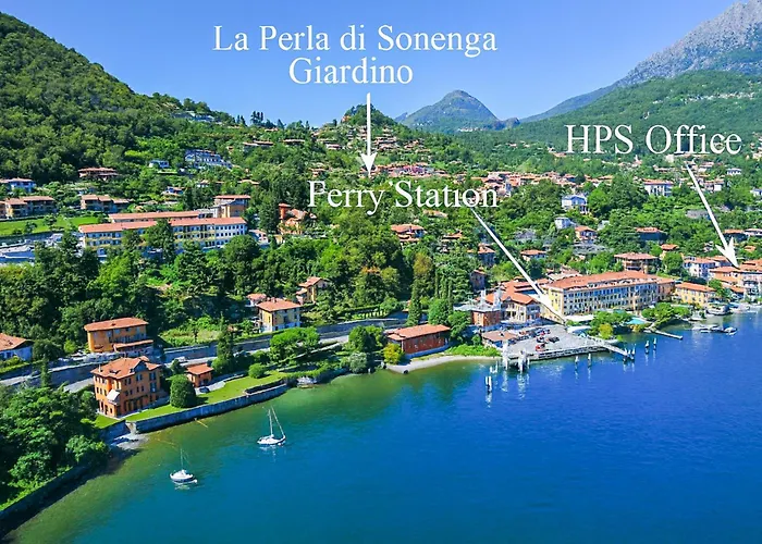 La Perla Di Sonenga - Giardino * Menaggio